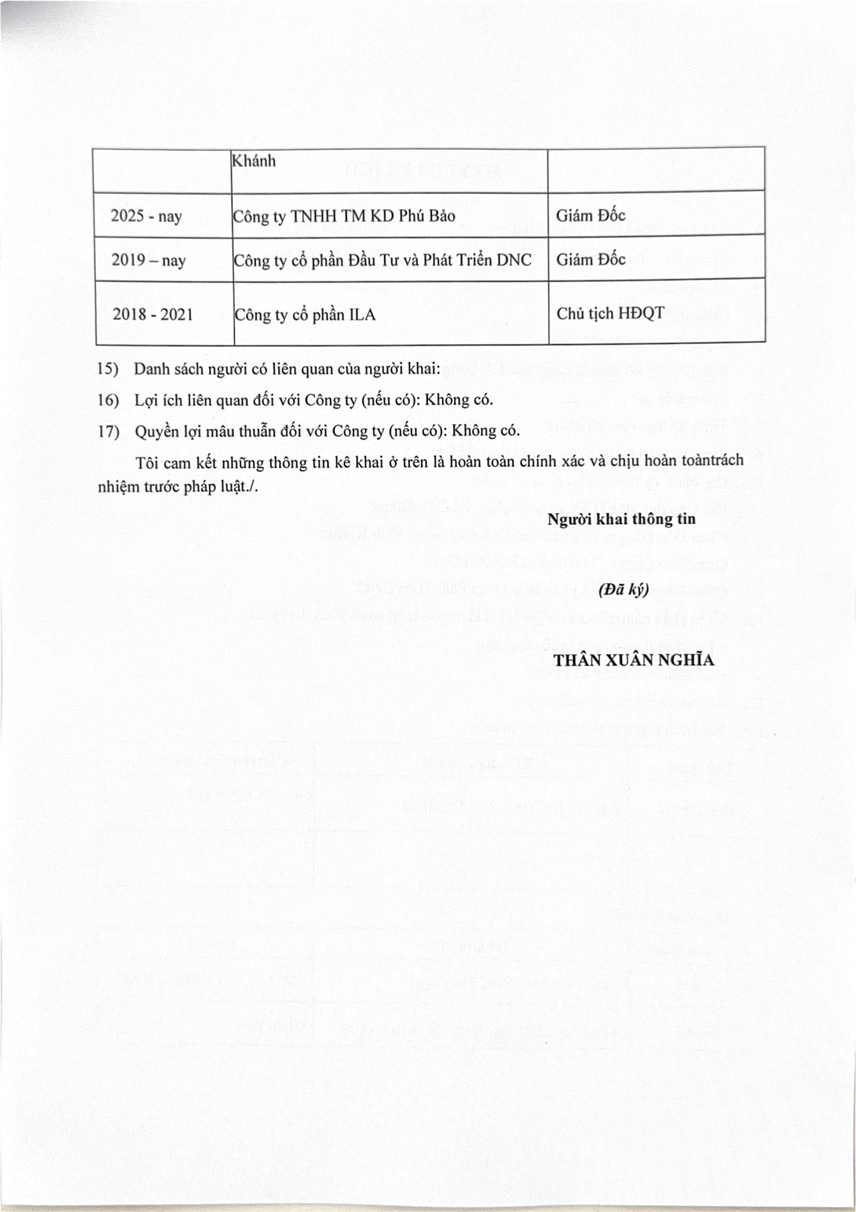 Tờ trình (bổ sung, thay thế) miễn nhiệm, bầu mới BKS và HĐQT 2026-2030 - Trang 13
